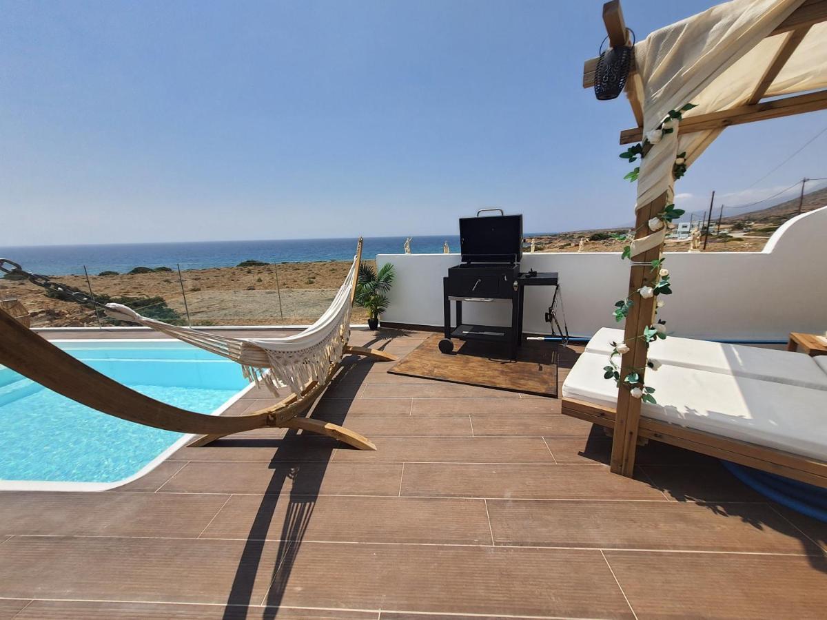 Tramonto Luxury Villa No1- Breathtaking Sunset View Foinikion Luaran gambar