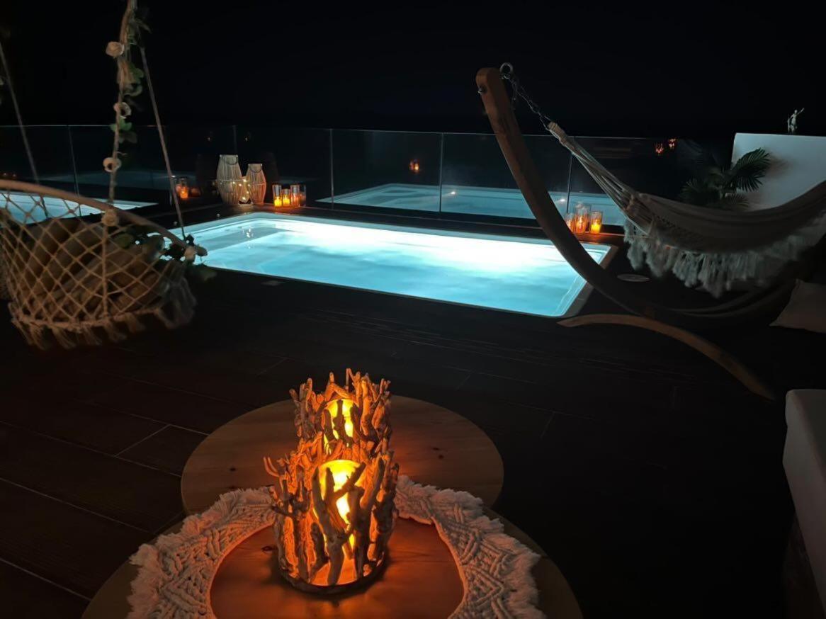 Tramonto Luxury Villa No1- Breathtaking Sunset View Foinikion Luaran gambar